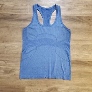 Lululemon Tank Top Women 6 Blue Swiftly Tech Racerback Seamless Yoga Run Fitness
